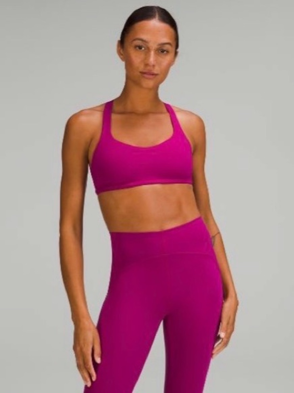 Lululemon Free To Be Sports Bra - Never Worn - Magenta Purple Size 10
